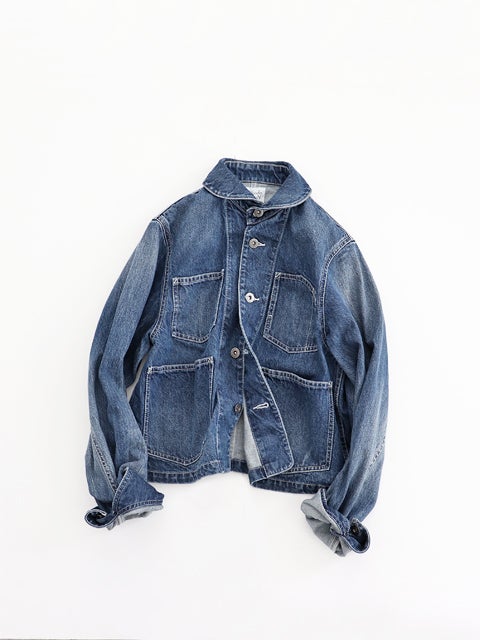 RhodolirioN (ロドリリオン) Short Coverall - Denim (ショート